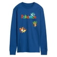 thumbnail image 1 of Pokémon - Chespin, Fennekin, Froakie  - Men's Long Sleeve Graphic T-Shirt, 1 of 4
