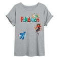 thumbnail image 1 of Pokémon - Rowlet, Litten, Popplio  - Womens Oversized Graphic T-Shirt, 1 of 4