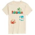 thumbnail image 1 of Pokémon - Sprigatito, Fuecoco, and Quaxly  - Men's Short Sleeve Graphic T-Shirt, 1 of 4