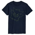 thumbnail image 1 of Pokémon - Gengar Big Face - Men's Short Sleeve Graphic T-Shirt, 1 of 5