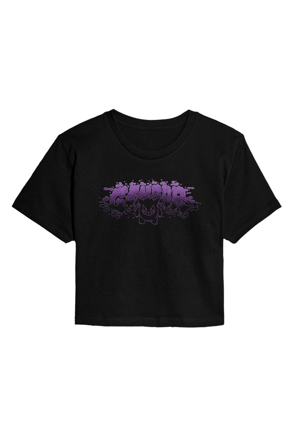 Pokémon - Gengar - Juniors Cropped Graphic T-Shirt