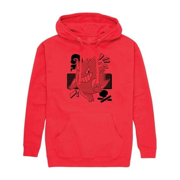 Pokémon - Gengar Manga - Men's Fleece Pullover Hoodie