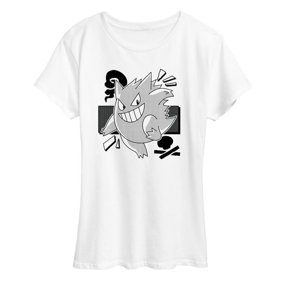 Pokémon - Gengar Manga - Women's Short Sleeve Graphic T-Shirt