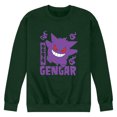 thumbnail image 1 of Pokémon - Gengar - Men's Long Sleeve Crew Fleece Sweatshirt, 1 of 3