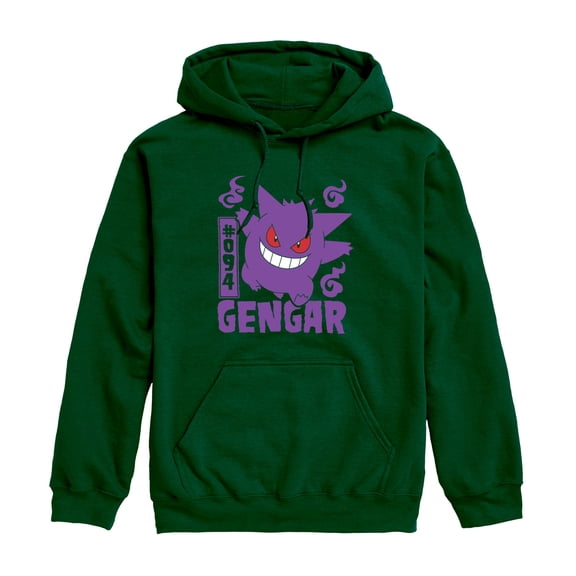Pokémon - Gengar - Men's Long Sleeve Fleece Pullover Hoodie
