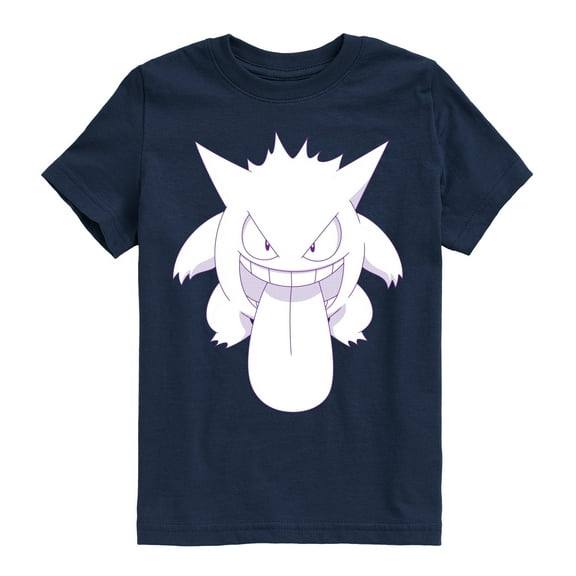 Pokémon - Gengar Tongue - Youth Short Sleeve Graphic T-Shirt