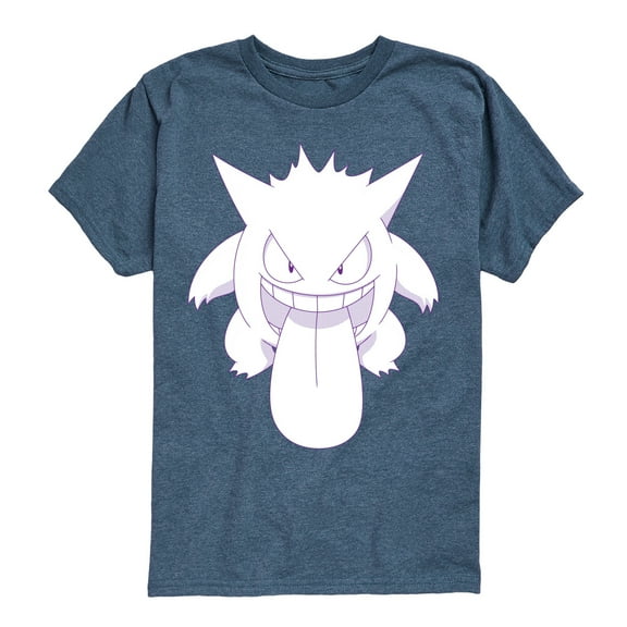 Pokémon - Gengar Tongue - Youth Short Sleeve Graphic T-Shirt
