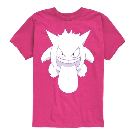 Pokémon - Gengar Tongue - Youth Short Sleeve Graphic T-Shirt