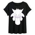 thumbnail image 1 of Pokémon - Gengar - Women's Oversized Graphic T-Shirt, 1 of 4
