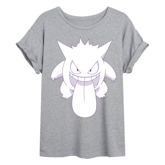Pokémon - Gengar - Women's Oversized Graphic T-Shirt
