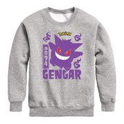 THE POKEMON COMPANY INTERNATIONAL Pokémon - Gengar - Youth Crewneck Fleece Sweatshirt