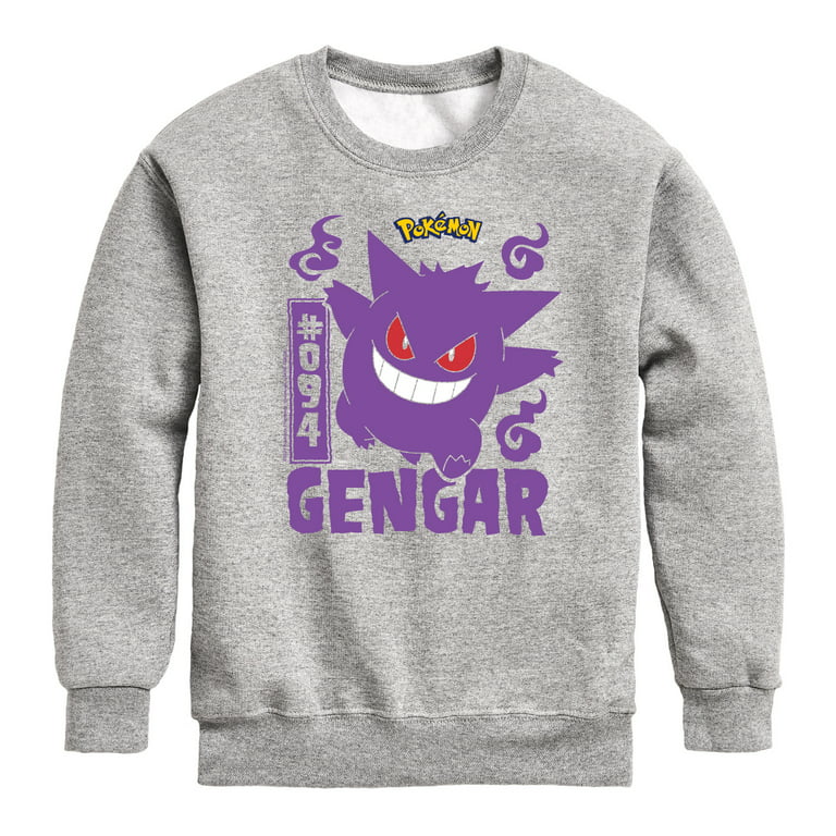 Pokémon - Meowth Mischevious Laugh - Youth Crewneck Fleece Sweatshirt 