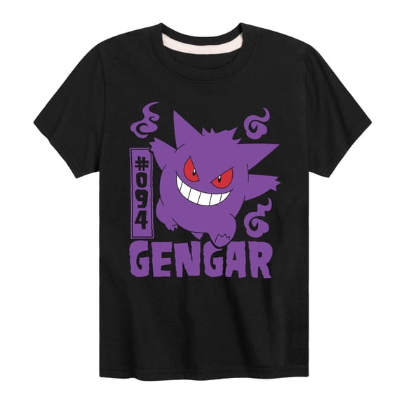 Pokémon - Gengar - Youth Short Sleeve Graphic T-Shirt
