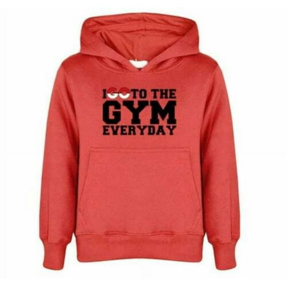 Pokémon Go Pikachu Unisex Women and Men Sweatshirt Hoodie Poke go to gym Coral S