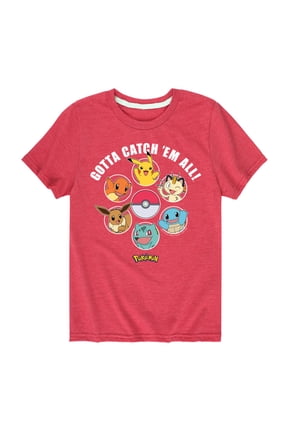- Gotta Catch Em All Design Short Sleeve Graphic T-Shirt