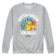 thumbnail image 1 of Pokémon - Gotta Catch 'Em All Group - Men's Crew Neck Fleece Pullover, 1 of 5