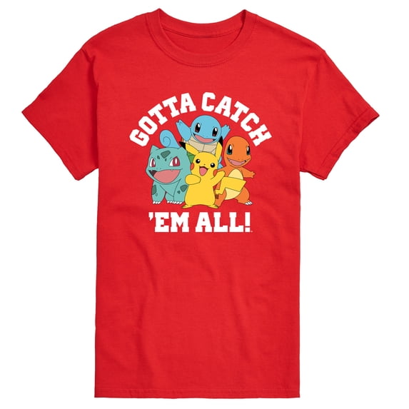 Pokémon - Gotta Catch 'Em All Group - Men's Short Sleeve Graphic T-Shirt