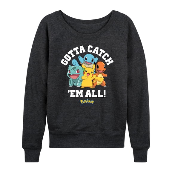Pokémon - Gotta Catch 'Em All Group - Women's Lightweight French Terry Long Sleeve Shirt