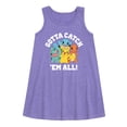 thumbnail image 1 of Pokémon - Gotta Catch Em All Starters - Youth Girls A-line Dress, 1 of 4