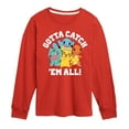 thumbnail image 1 of Pokémon - Gotta Catch Em All Starters - Youth Long Sleeve Graphic T- Shirt, 1 of 5