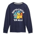 thumbnail image 1 of Pokémon - Gotta Catch Em All Starters - Youth Long Sleeve Graphic T- Shirt, 1 of 5