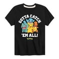 thumbnail image 1 of Pokémon - Gotta Catch Em All Starters Short Sleeve Graphic T-Shirt, 1 of 5