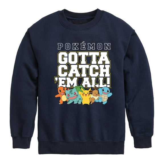 Pokémon - Gotta Catch 'Em All - Youth Crewneck Fleece Sweatshirt