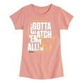thumbnail image 1 of Pokémon - Gotta Catch Em All - Youth Girls Short Sleeve Graphic T-Shirt, 1 of 6