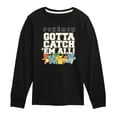 thumbnail image 1 of Pokémon - Gotta Catch 'Em All - Youth Long Sleeve Graphic T-Shirt, 1 of 5