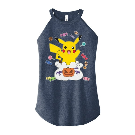 Pokémon - Gotta Eat Em All - Juniors High Neck Tank Top