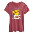 thumbnail image 1 of Pokémon - Gotta Eat Em All - Women's Short Sleeve Graphic T-Shirt, 1 of 5
