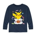 thumbnail image 1 of Pokémon - Gotta Eat Em All - Youth Long Sleeve Graphic T-Shirt, 1 of 5