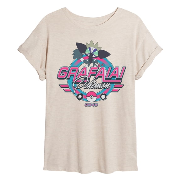 Pokémon - Grafaiai Racing - Women's Oversized Graphic T-Shirt