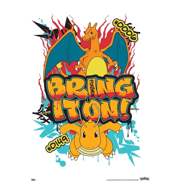 Pokémon: Graffiti - Bring It On Wall Poster, 22.375" x 34"