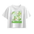 thumbnail image 1 of Pokémon - Green Grid - Youth Girls Boxy T-Shirt, 1 of 4