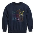 thumbnail image 1 of Pokémon - Grid - Youth Crewneck Fleece Sweatshirt, 1 of 5