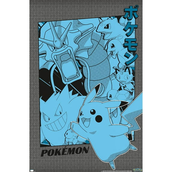 Pokémon - Group Anime Wall Poster, 14.725" x 22.375"