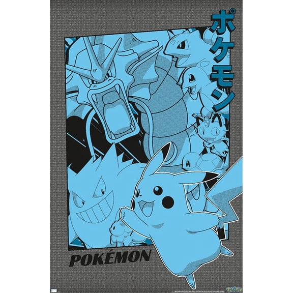 Pokémon - Group Anime Wall Poster, 22.375" x 34"