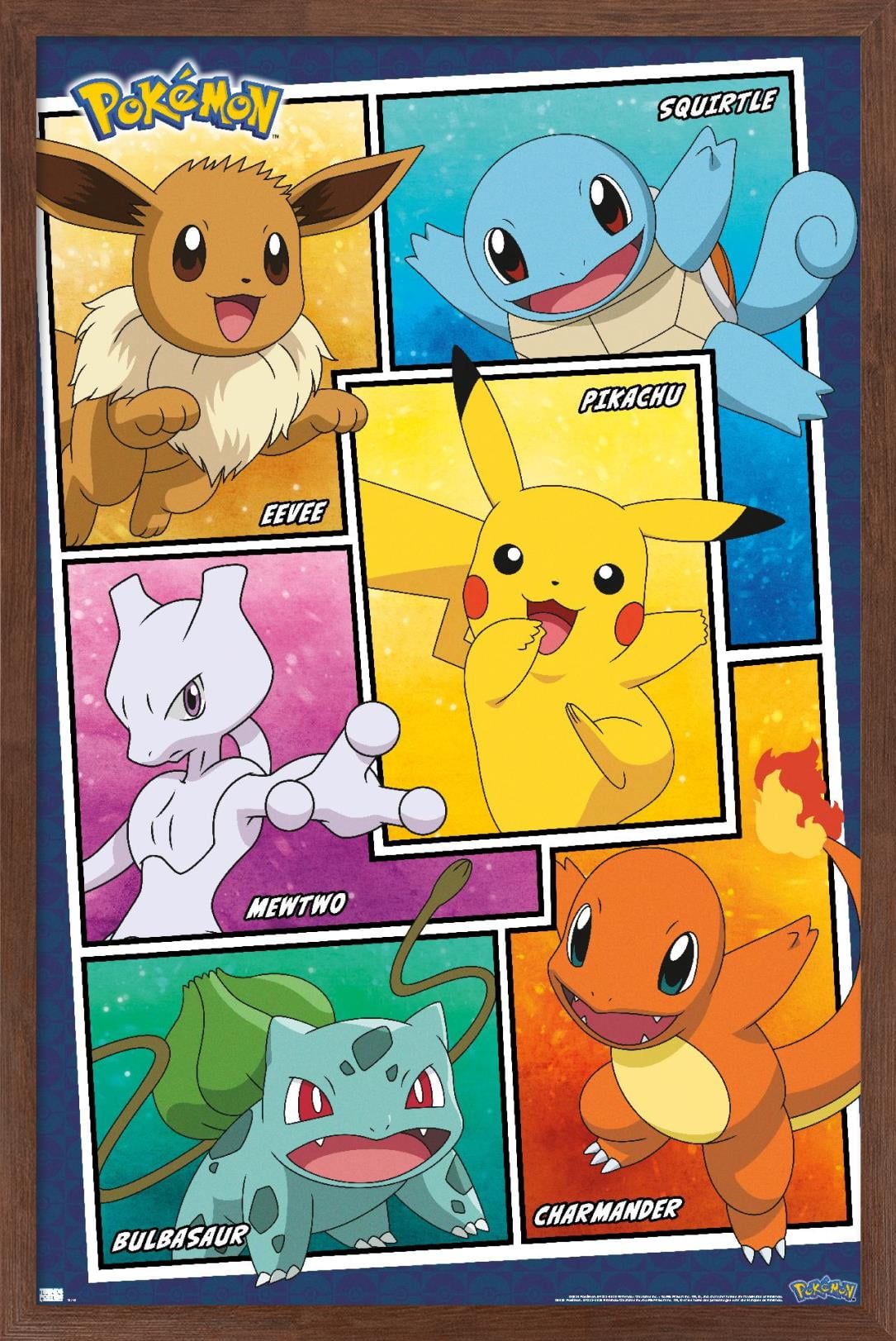 Trends International Pokémon - Alola Region Unframed Wall Poster Print  White Mounts Bundle 14.725 x 22.375