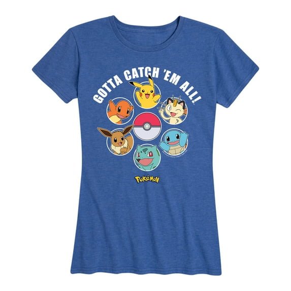 Pokémon - Group Gotta Catch Em All - Women's Short Sleeve Graphic T-Shirt
