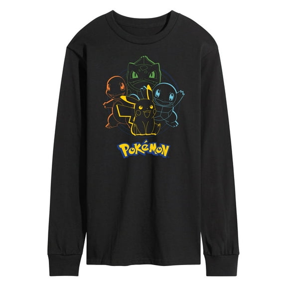 Pokémon - Group Outline - Men's Long Sleeve T-Shirt