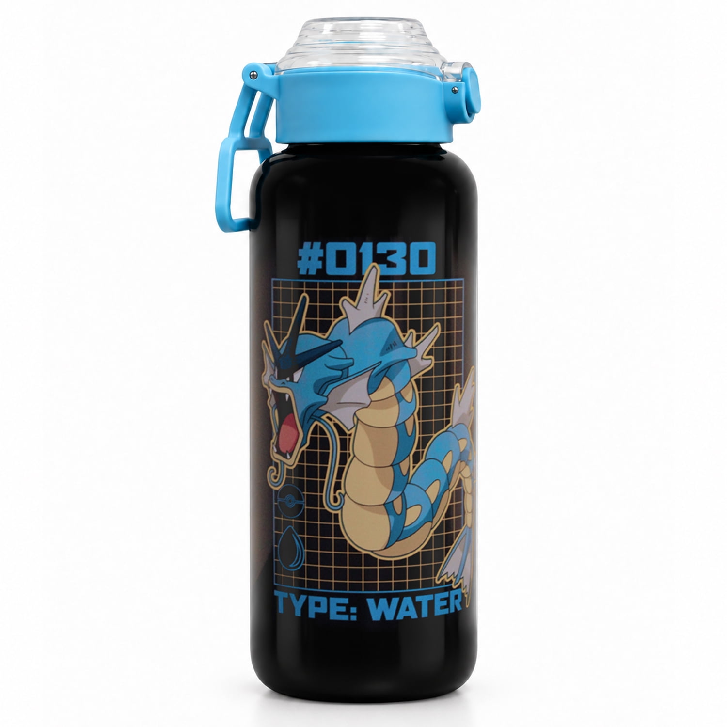 Pokémon Gyarados 32oz Stainless Steel Water Bottle with Flip Lid and Spout