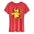 thumbnail image 1 of Pokémon - Halftone Pikachu Katakana - Women's Short Sleeve Graphic T-Shirt, 1 of 5