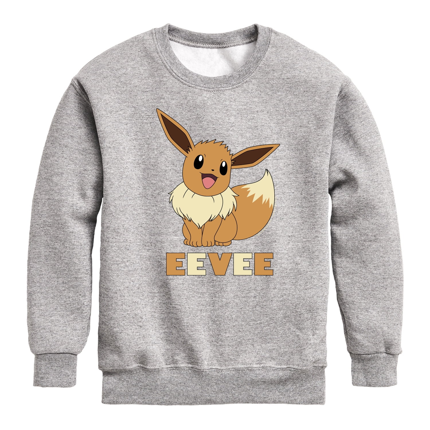 Pokémon - Meowth Mischevious Laugh - Youth Crewneck Fleece Sweatshirt 