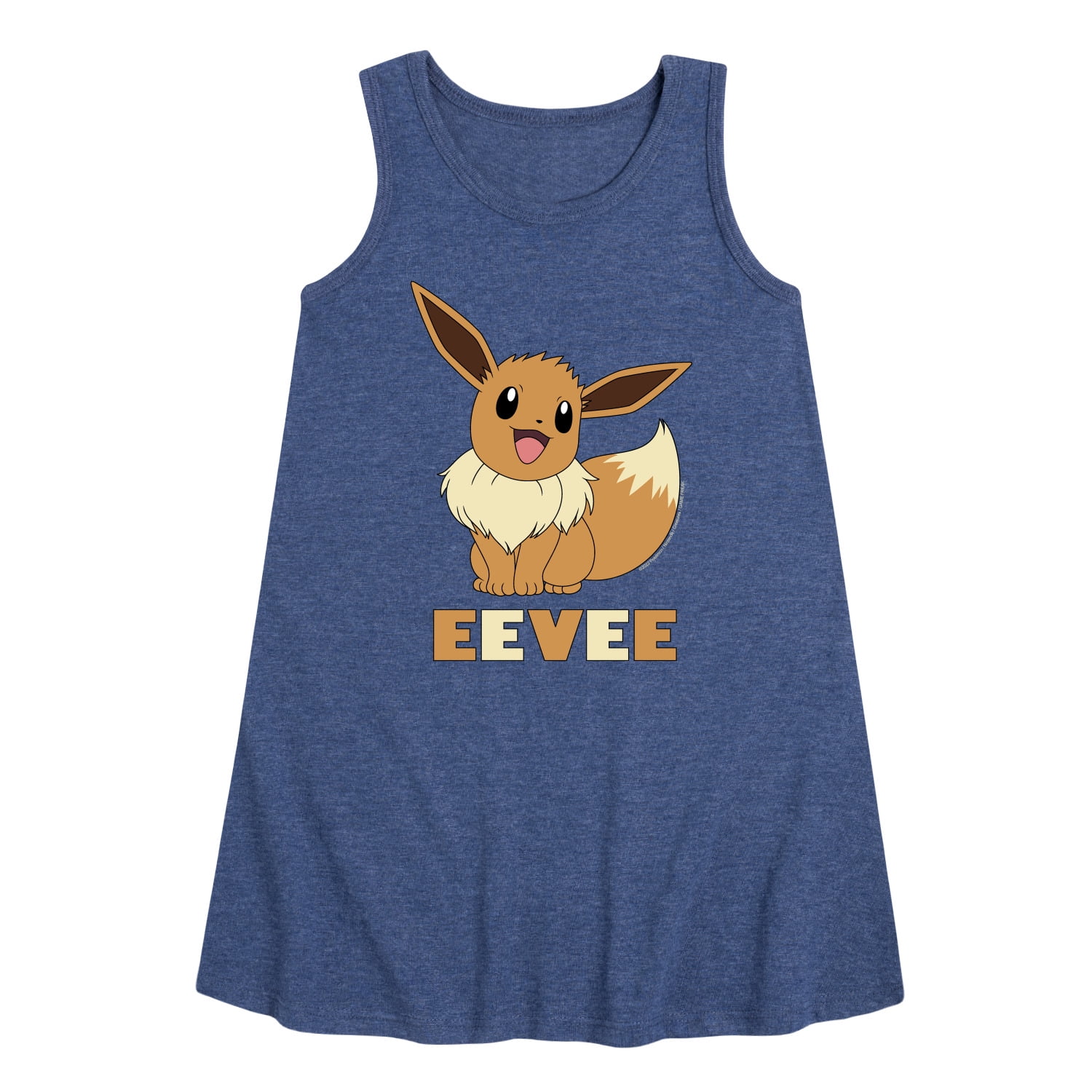 Pokémon - Happy Eevee - Youth Girls A-line Dress - Walmart.com