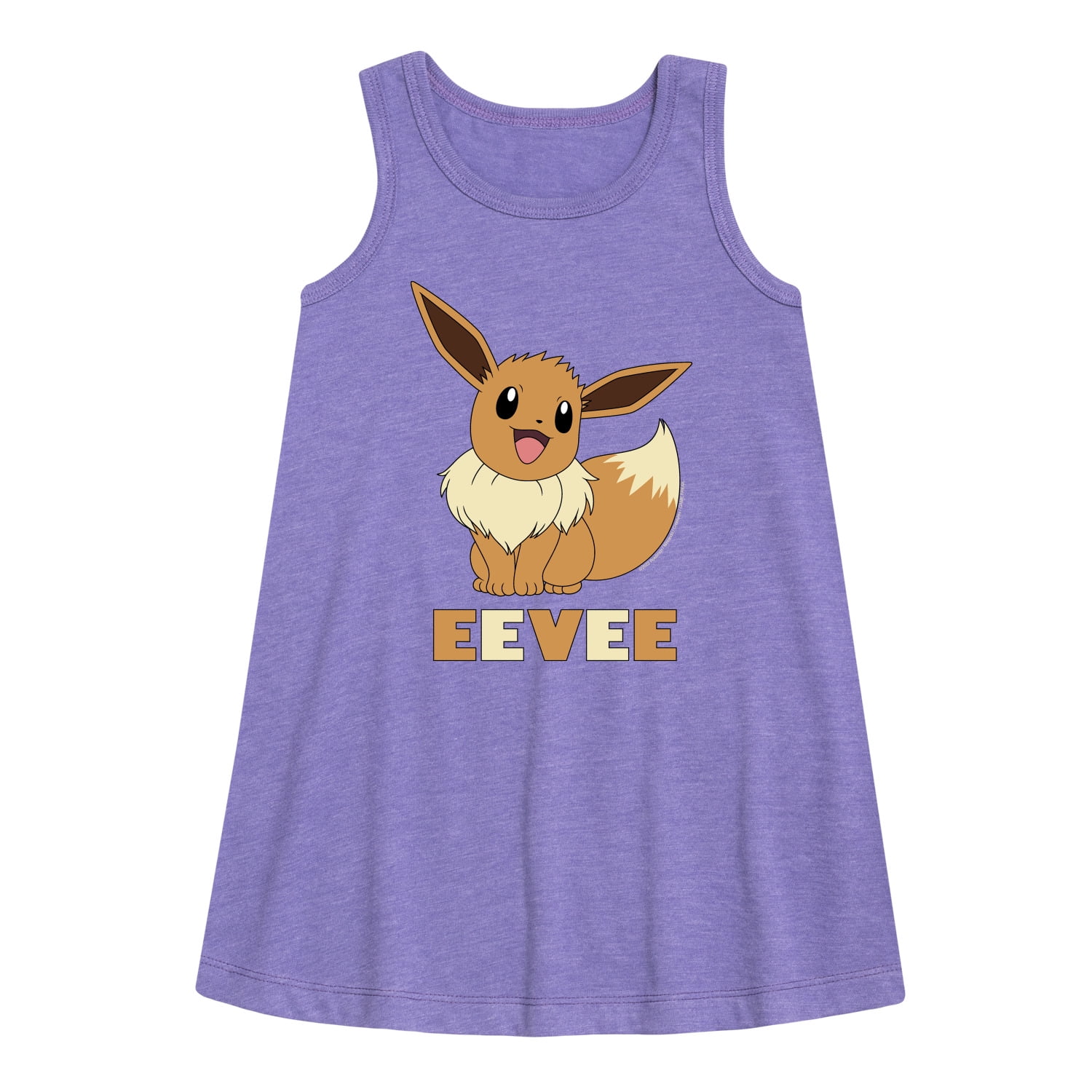 Pokémon - Happy Eevee - Youth Girls A-line Dress - Walmart.com
