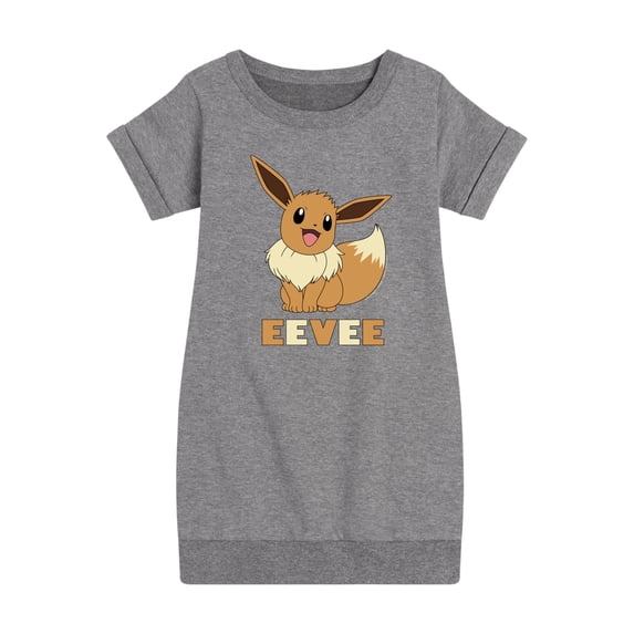 Pokémon - Happy Eevee- Youth Girls Fleece Dress