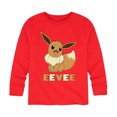 thumbnail image 1 of Pokémon - Happy Eevee - Youth Long Sleeve Graphic T- Shirt, 1 of 5