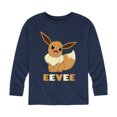 thumbnail image 1 of Pokémon - Happy Eevee - Youth Long Sleeve Graphic T- Shirt, 1 of 5