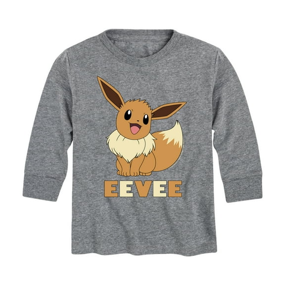 Pokémon - Happy Eevee - Youth Long Sleeve Graphic T- Shirt